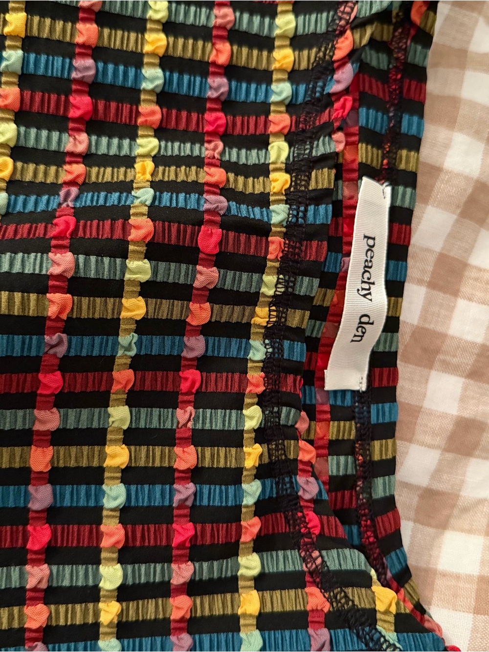 Peachy Den patterned tank top - Picture 2 of 3